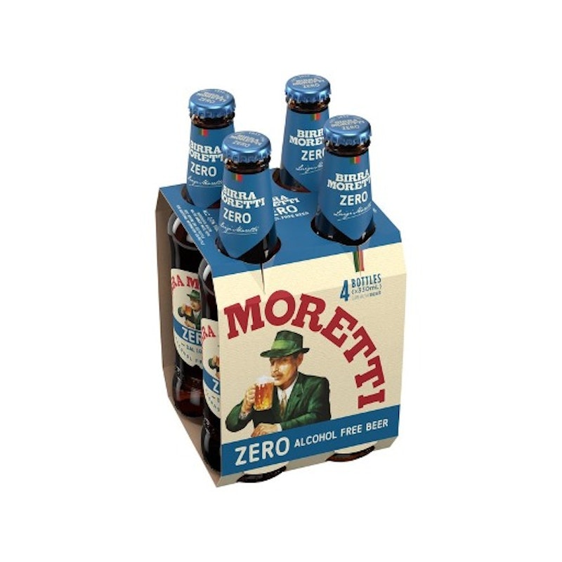 Birra Moretti Zero Alcohol Free 4 x 33cl