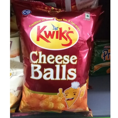 Kwiks cheese balls (Namaste)