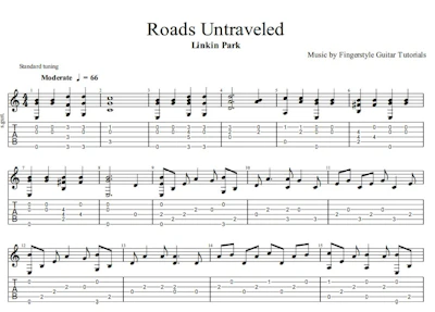 Roads Untraveled - Linkin Park - TABS & Sheet Music