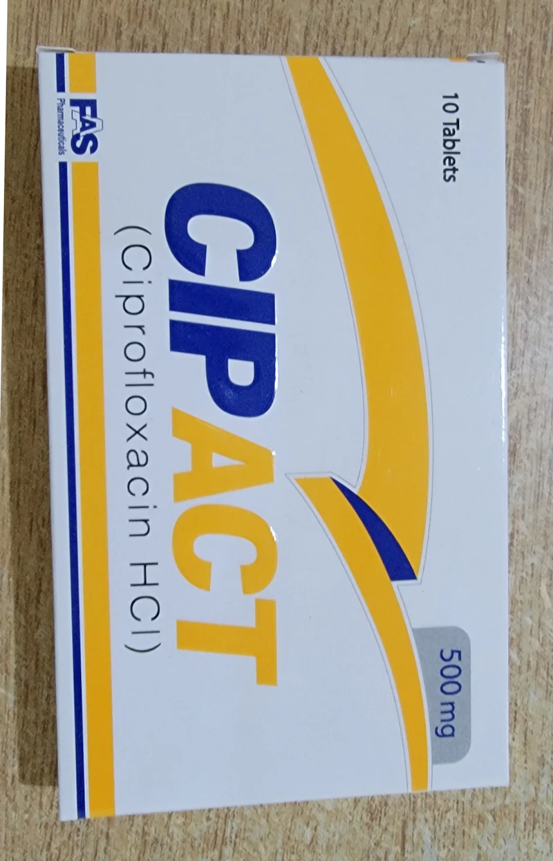 Cipact 500mg tablet (Ciprofloxacin)