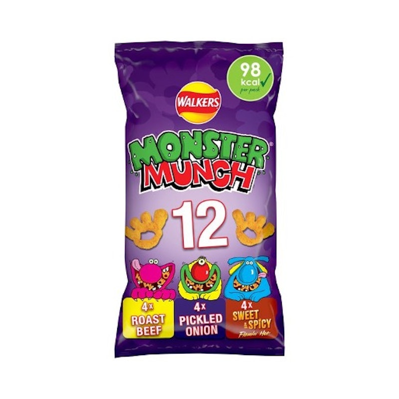 Walkers Monster Munch Variety Multipack Snacks 12 x 20g
