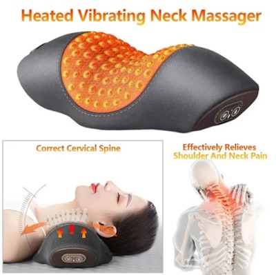 Best therapy heated massage pillow warm pillow