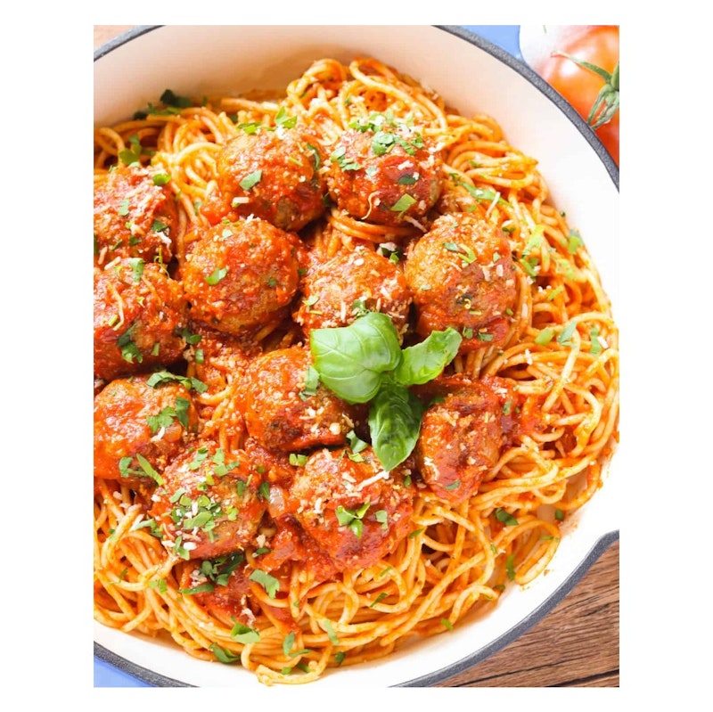 Bolognese with meat balls (HeBrewsCafe)