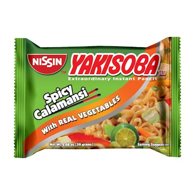 Nissin yakisoba spicy calamansi noodle (Yoyo Mart)