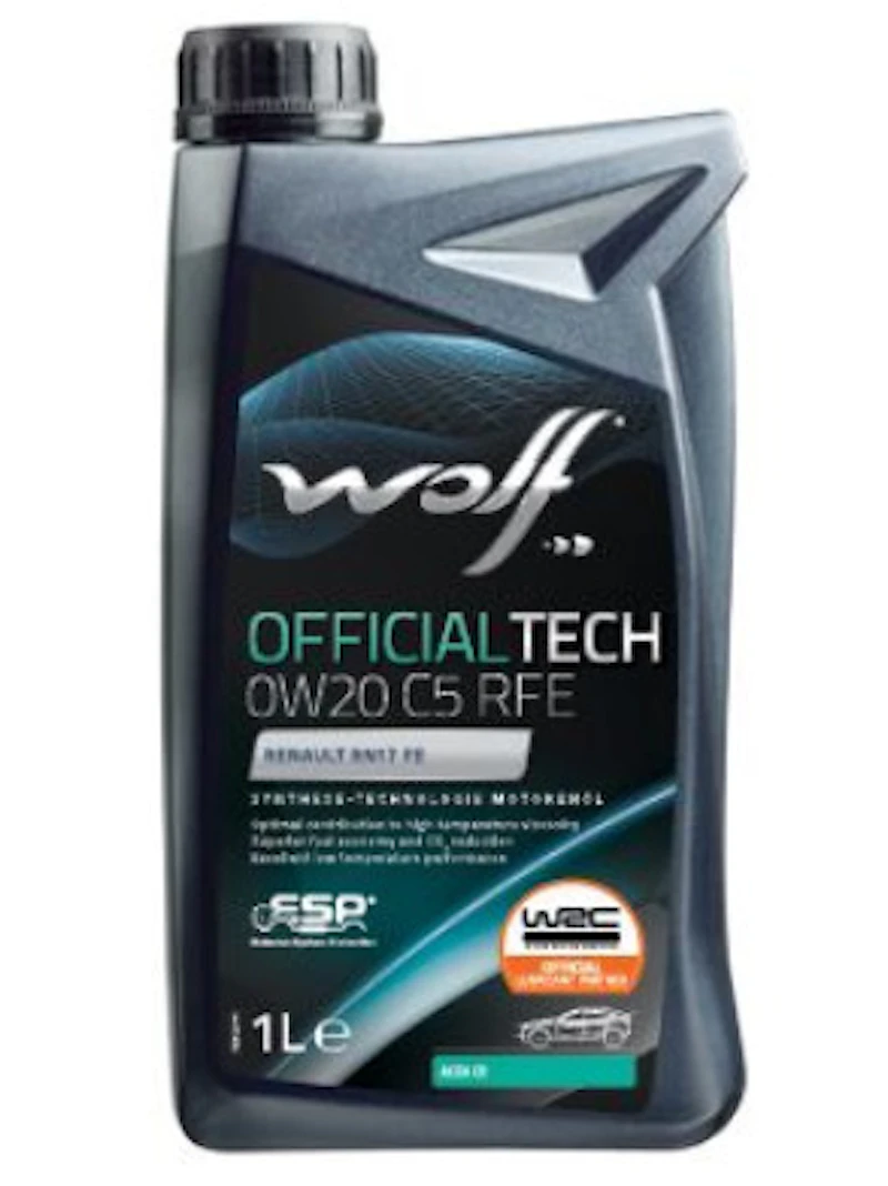 Wolf Officialtech 0W20 C5 RFE - 1L