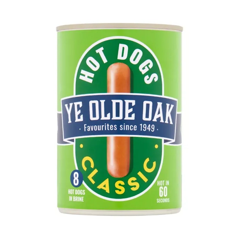 Ye Olde Oak Classic Hot Dogs in Brine 400g