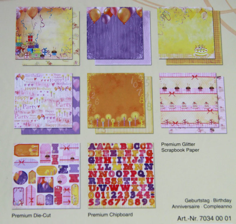Glitter-Collection "Geburtstag"