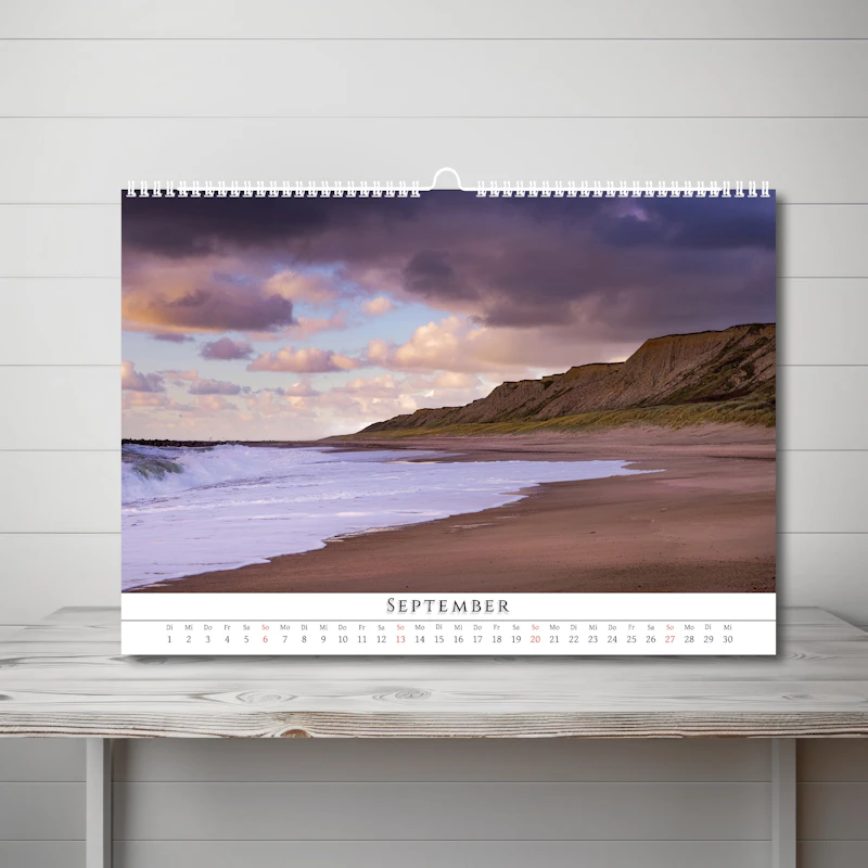 DIN A3 Wandkalender Dänemark 2026