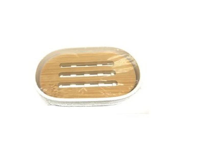Seifenschale oval mit Seifenhalter
