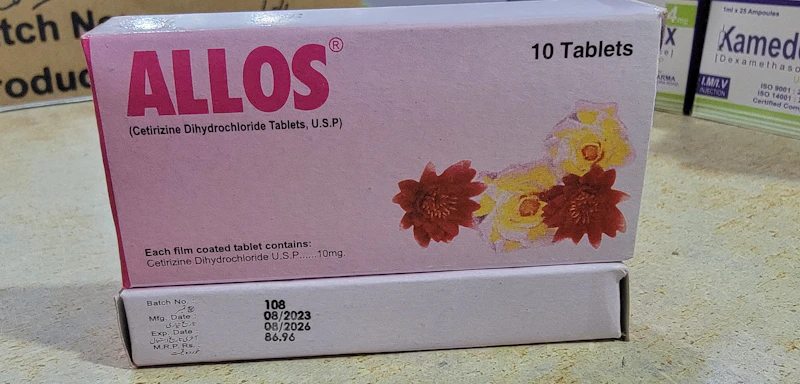 Allos10mg tablet (Cetirizine)