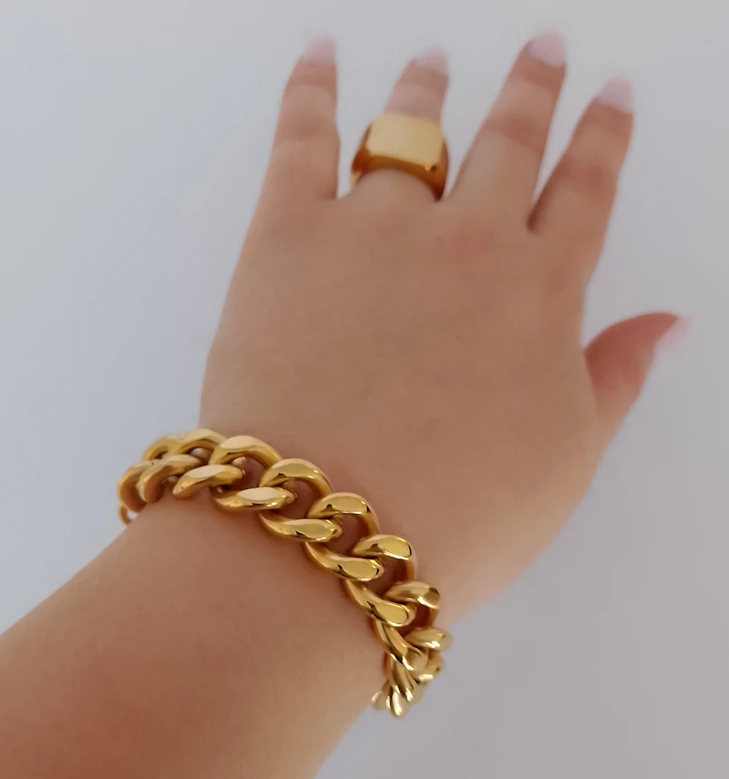 Chunky Cuban Bracelet (15mm)