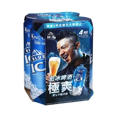 Blue Ice Beer 500ml x 4pcs (San Mui)