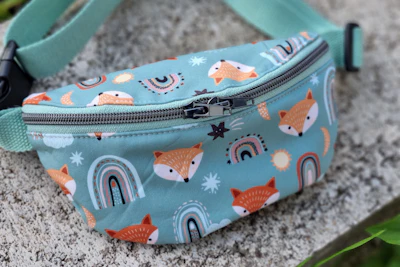 Bauchtasche, Crossbody Bag, Softshell Füchse