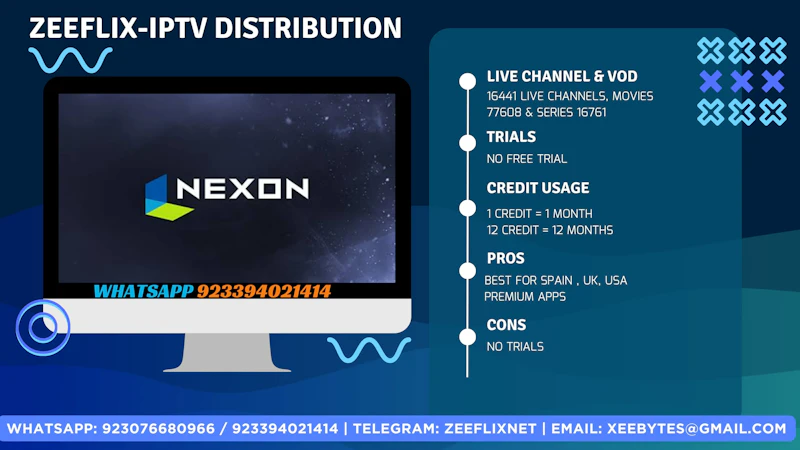 NEXON IPTV | NEXON OTT IPTV SUBSCRIPTION
