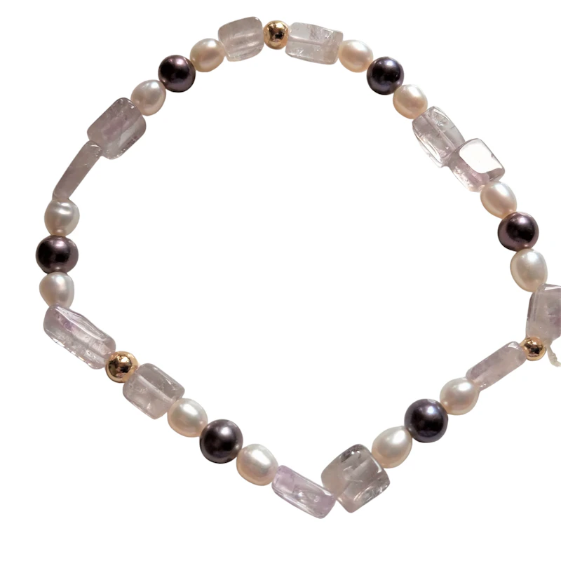 Armband Perlen und Fluorit