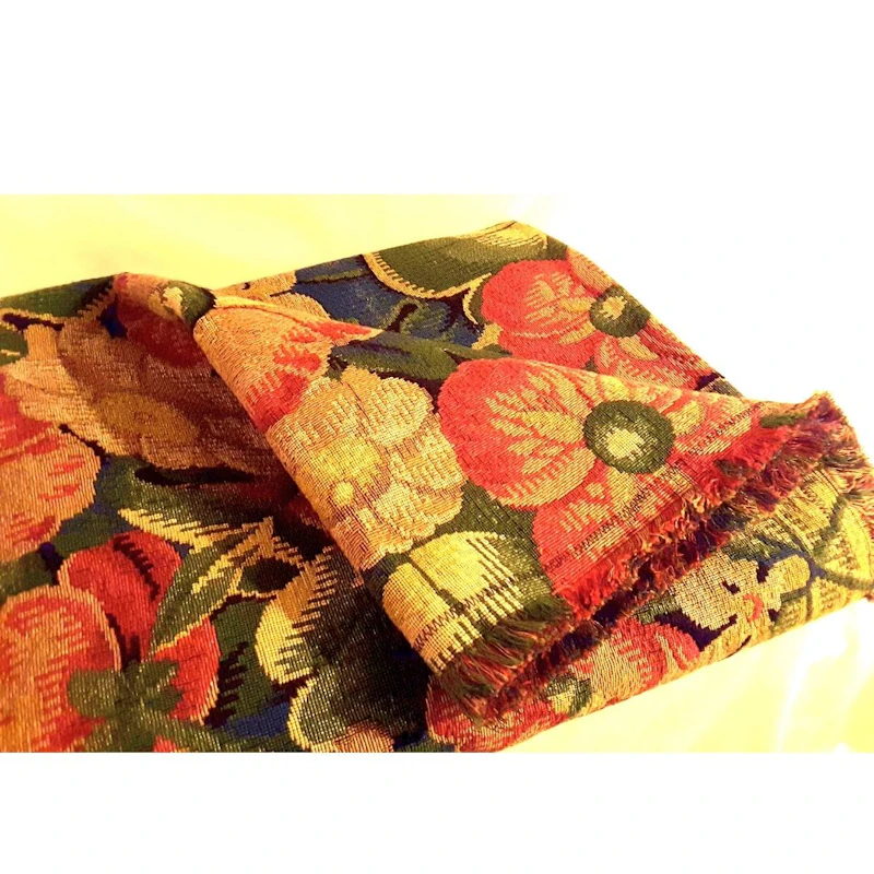 Floral Thick Woven, Specialty Shawl, and Evening Throw