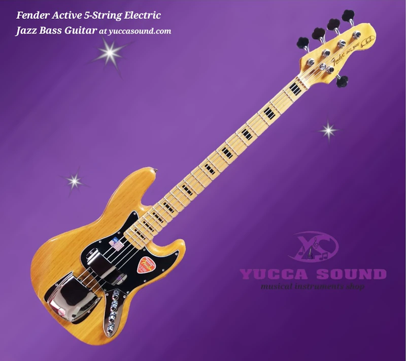 Fender Active 5-String Electric Jazz Bass Guitar