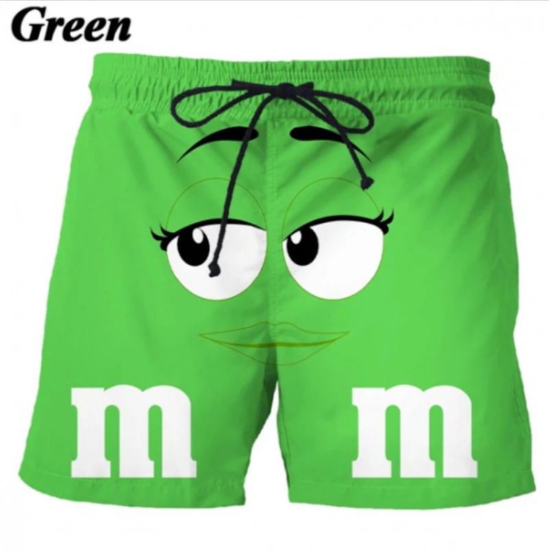 Funny Cartoon 3d Print Shorts 