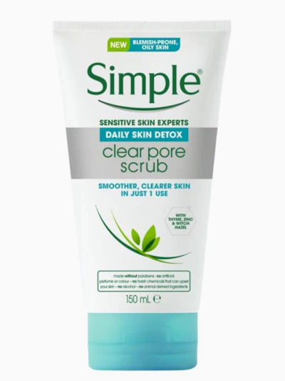 Simple clear pore scrub 150ml