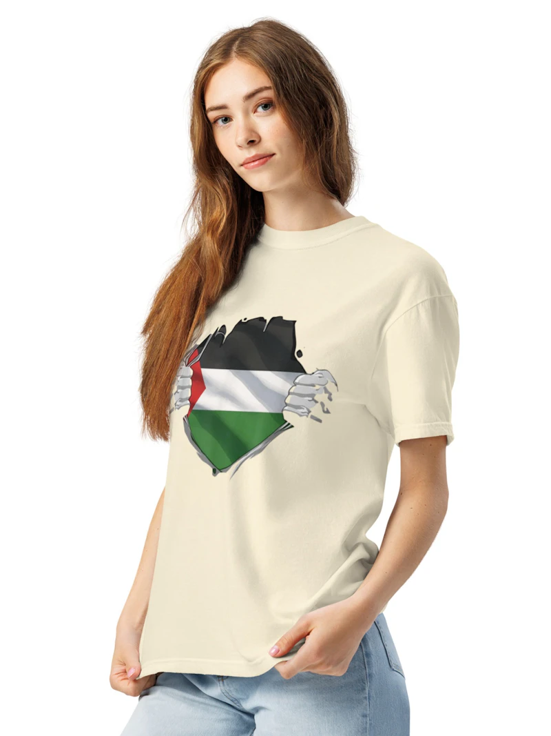 Palestinian flag symbol t-shirt 