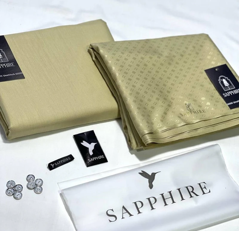 Sapphire - Wash & Wear Men Unstitched Suit