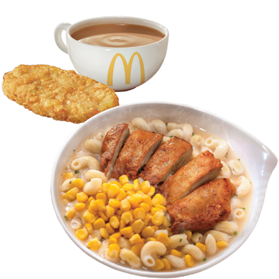 Grilled Chicken Twisty Pasta Breakfast (Mcdonald)