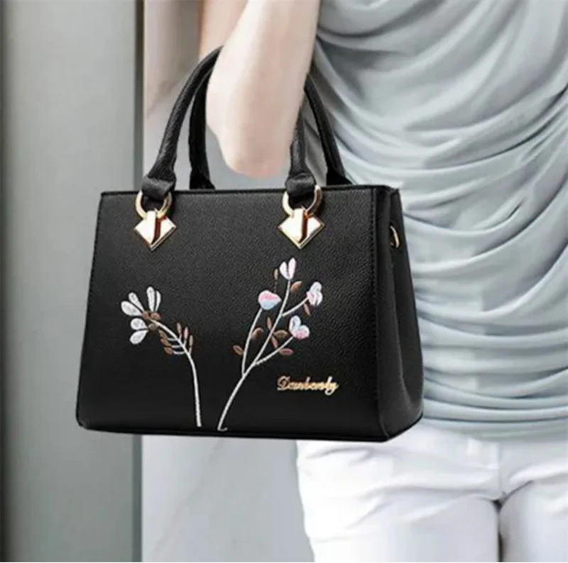 Nice Leather crossbody shoulder tote bag 