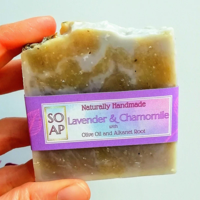 Set of 3 Herbal Soaps, Mix and Match 9 Varieties.