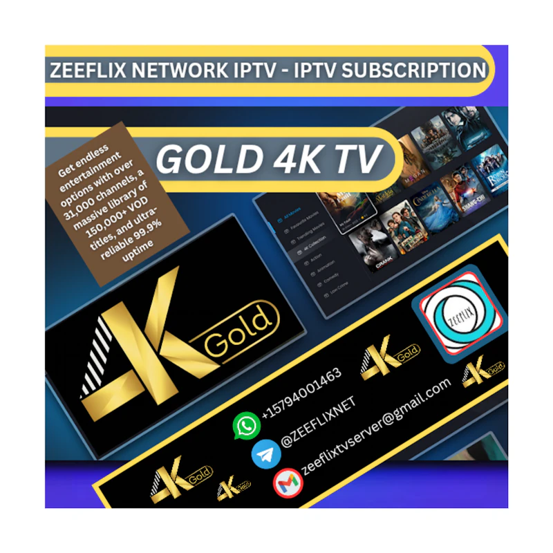 GOLD 4K TV PANEL - AIRCEL TV PANEL 