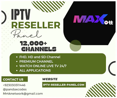 Max OTT IPTV Panel