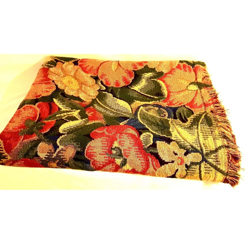 Floral Thick Woven, Specialty Shawl, and Evening Throw
