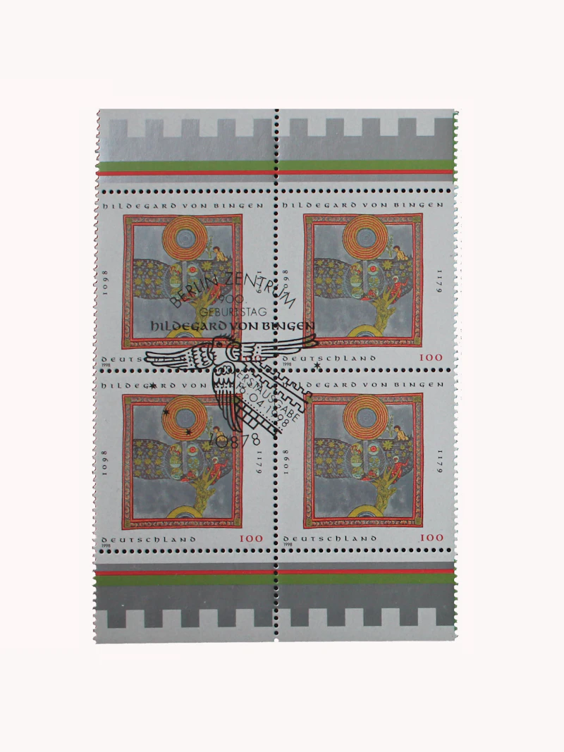 Robbert´s Briefmarken Deutschland 4er-Block MiNr. 1981 "Hildegard v. Bingen" mit SSt 