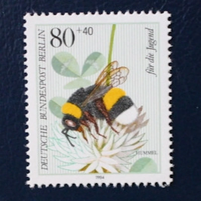 Robbert´s Briefmarken Berlin MiNr. 712-715, Jugend : Bestäubungsinsekten