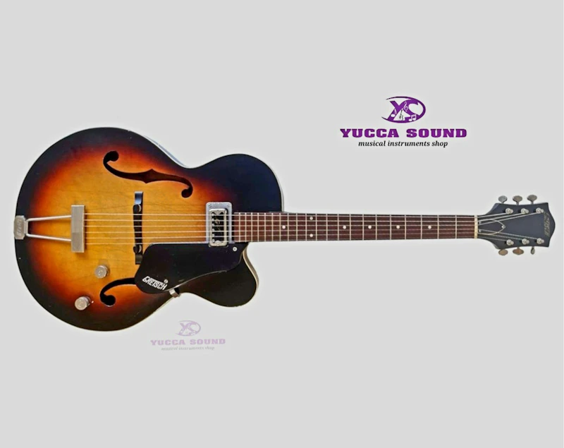 Gretsch 6186 Clipper" Archtop Hollow Body Electric Guitar, Sunburst