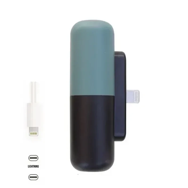 3300 mAh mini charger emergency capsule mobile charger 