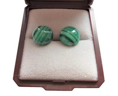Ohrringe Malachit Einzelstück