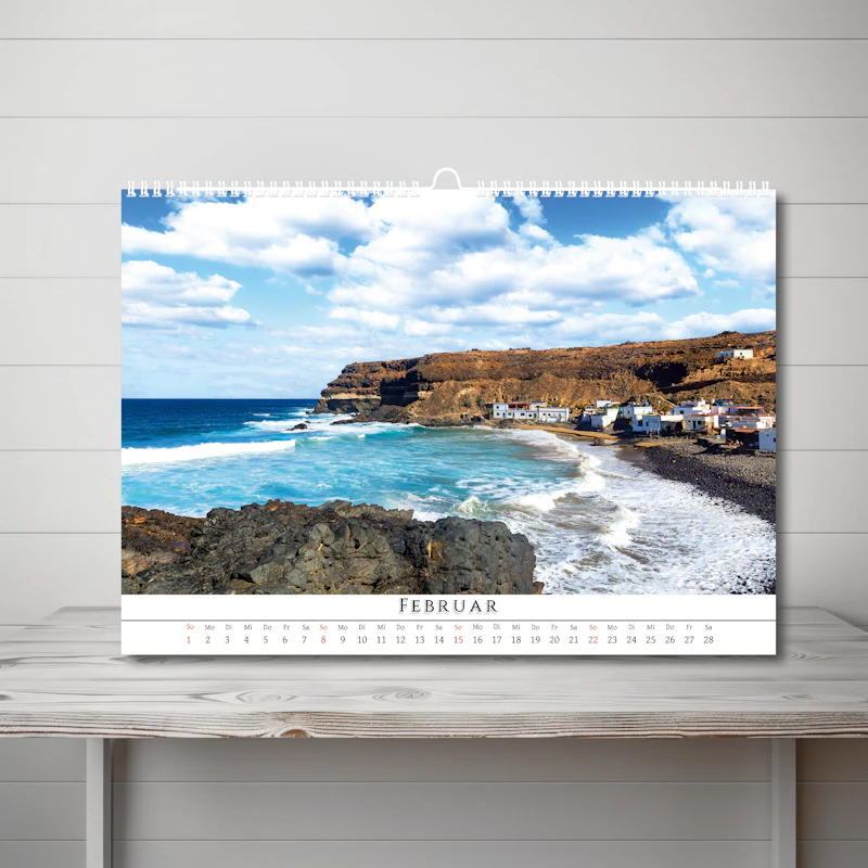 DIN A3 Wandkalender Fuerteventura 2026