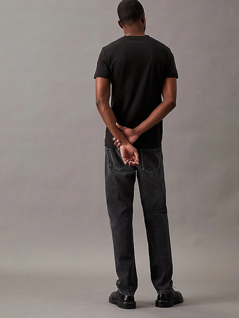 CALVIN KLEIN JEANS - T-SHIRT NOIR LOGO EMBLÉMATIQUE