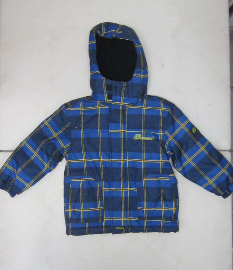 Softshelljacke Kids Outburst blau/kariert