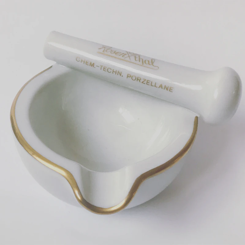 Vintage Rosenthal Werbeaschenbecher Mörser und Stösel