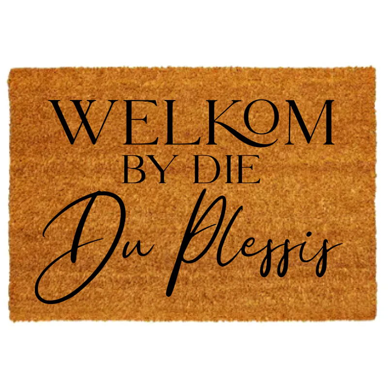 Du Plessis doormat
