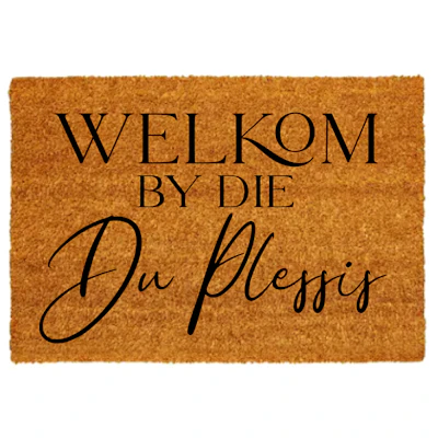 Du Plessis doormat