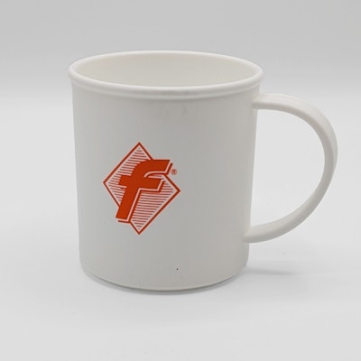 Kaffeebecher aus PP im Vintage-Look