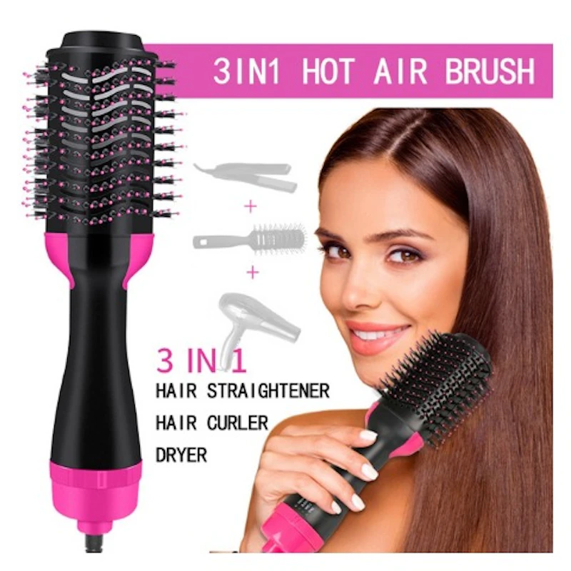 One Step Professional Curler Hair Straightener Hair Dryer Styling Tool Hot Air Brush