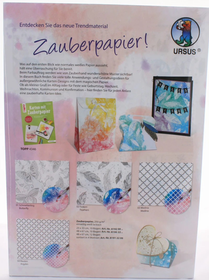 Zauberpapier "Blüten", DIN A4
