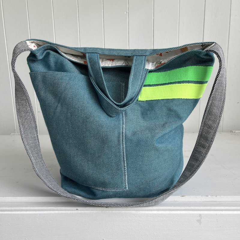 Teal & Neon Everyday Tote