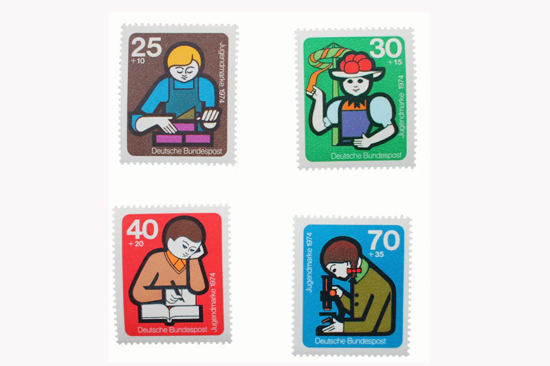 Robbert´s Briefmarken "Jugend : Elemente i. Jugendarbeit", 1974, postfrisch