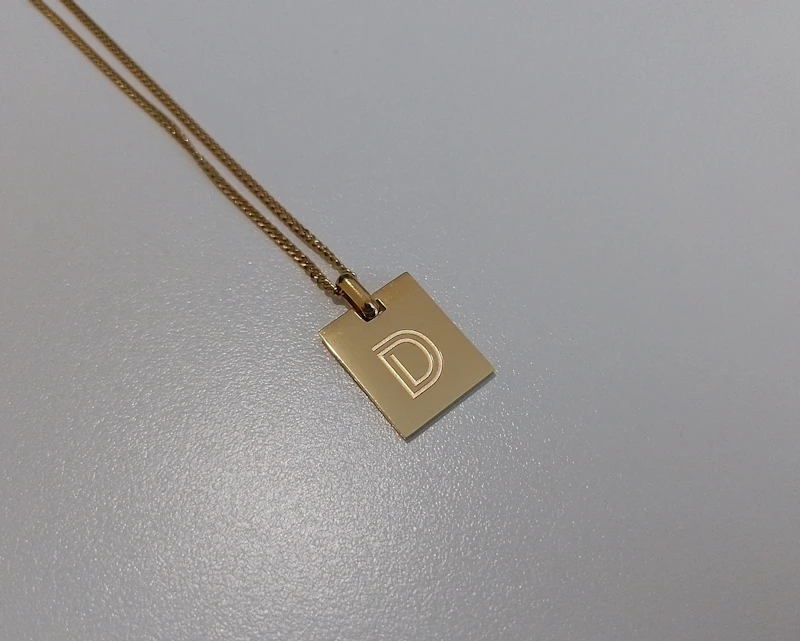 ORO Initial Necklace