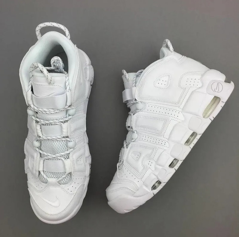 Nike Air Uptempo White on White