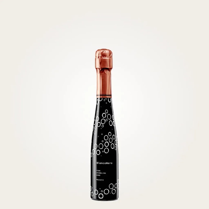 BiancoNero Schaumwein Rose halbtrocken Weingut Tsililis 0,2 Liter